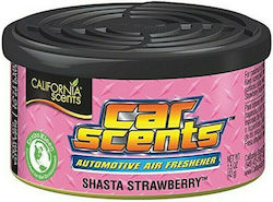 California Scents Lufterfrischer-Dose Konsole/Anzeigetafel Auto Car Scents Shasta-Erdbeere 42gr 1Stück