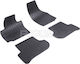 Rigum Set of Front and Rear Mats 4pcs for Skoda Yeti 2009 2017 Black