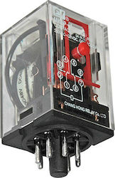 Adeleq Industrial Relay Relay 48V 48V DC Indicator Relay 8 Pins 11-2480