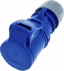 PCElectric Weibliche Industriesteckdose Weiblicher Stecker 3P 16A IP44 213-6