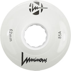 LUMINOUS 62mm/85A wheels - White (set of 4)