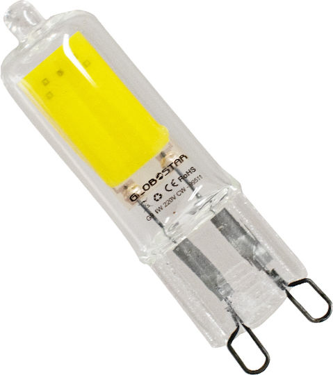 GloboStar Λάμπα LED 4W για Ντουί G9 Ψυχρό Λευκό 440lm