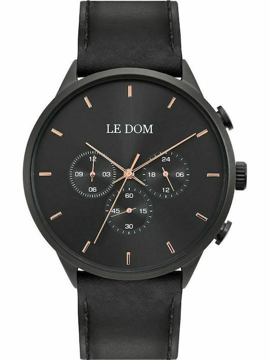 Le Dom Principal Men's Watch 44mm Chronograph B...