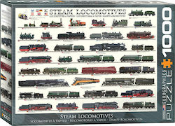 Steam Locomotives Puzzle 2D 1000 Pieces