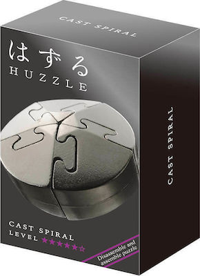 Hanayama Huzzle Cast Spiral Главоломка от Метал за 8+ Години 515085 1бр