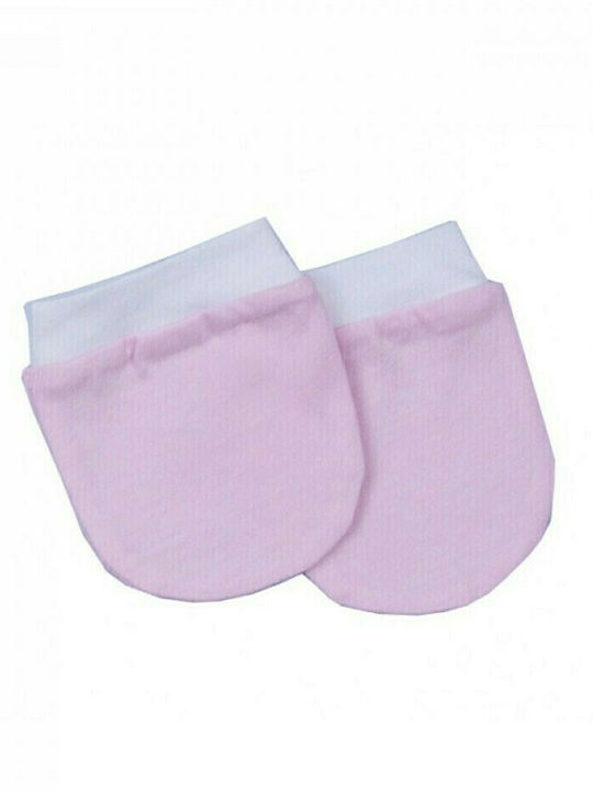 Kinderhandschuhe MItten für Neugeborene Rosa