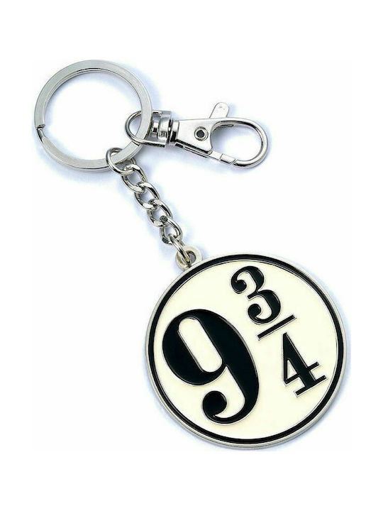 The Noble Collection Keychain Platform 9 3/4 Metalic Gri