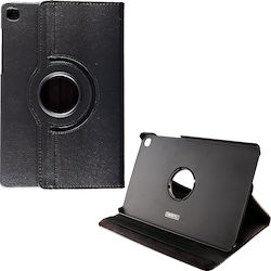 Volte-Tel Rotating Flip Cover Piele artificială Rotativă Negru (Galaxy Tab A7) 8280344