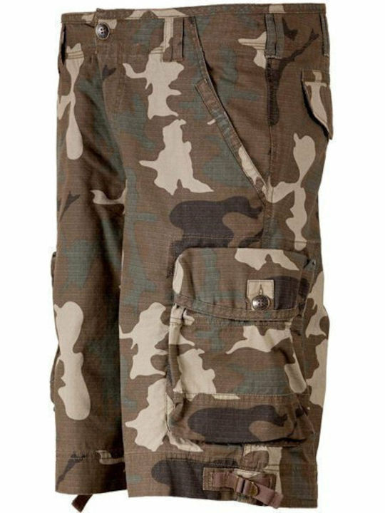Toxotis Active Wear Jagdhose Bermudas Ripstop Camo in Khaki Farbe