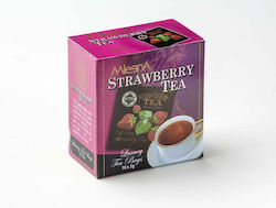 Mlesna Tea Negru Ceai Ceylon 10 Pungi 20gr 1buc cu Aromă Căpșuni