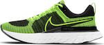 Nike React Infinity Run Flyknit 2 Ανδρικά Αθλητικά Παπούτσια Running Πράσινα