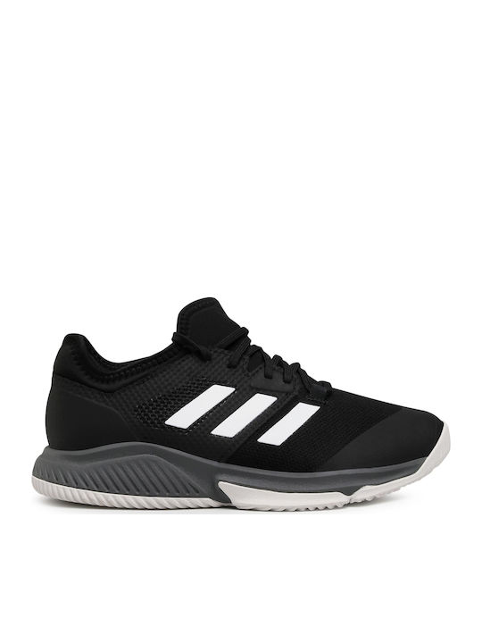 Adidas Court Team Bounce Indoor Ανδρικά Αθλητικά Παπούτσια Βόλεϊ Core Black / Cloud White / Grey Four
