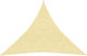vidaXL Dreieck Sonnensegel Beige Mit Hoop 3m 160gr/m²