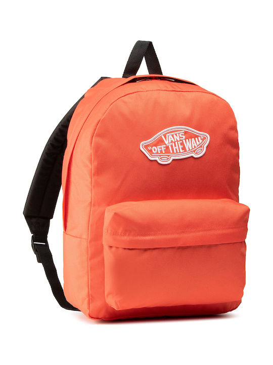 Vans Realm Ανδρική Τσάντα Πλάτης Γυμναστηρίου Πορτοκαλί