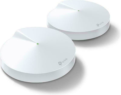 TP-LINK Deco M5 v2 WiFi Mesh Network Access Point Wi‑Fi 5 Dual Band (2.4 & 5GHz) σε Διπλό Kit