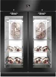 Everlasting Dry Aging Fridge STG MEAT 1500 BLACK PANORAMA REM AC 9418 H208xW150xD85cm