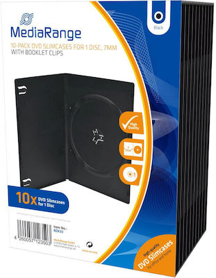 MediaRange DVD Box Black 10pcs