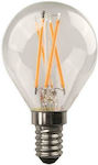 Eurolamp LED Lampen für Fassung E14 und Form G45 Warmes Weiß 806lm Dimmbar 1Stück