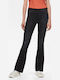 G-Star Raw High Waist Women's Jean Trousers Flared in Skinny Fit Black