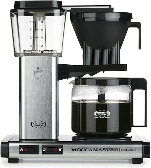 Moccamaster KBG 741 Select Καφετιέρα Φίλτρου 1520W Silver Brushed