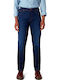 Texas Men's Jeans Pants Elastic with Regular Straight Fit Navy Blue