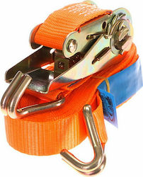 Geko Car Luggage Strap with Ratchet Luggage Straps with Chestnut and Ratchet 6mx25mm Orange 600cm Geko Car Luggage Strap with Ratchet Luggage Straps with Chestnut and Ratchet 6mx25mm Orange 600cm