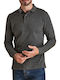 Barbour Men's Long Sleeve Polo Blouse Gray MML0705-GY73