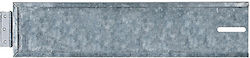 Lampa Ramă Plăcuță de Înmatriculare Auto Metalic 50 x 11.5cm Argint 1buc