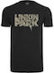 Merchcode Distressed Logo T-shirt Black Cotton