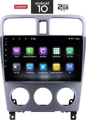 Lenovo Car-Audiosystem für Subaru Forstwirt / Impreza 2001-2007 (Bluetooth/USB/AUX/WiFi/GPS) mit Touchscreen 9"