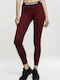 Women's Long Training Legging Burgundy