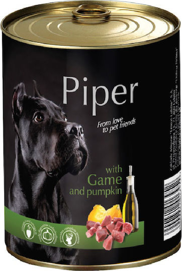 Dolina Noteci Piper Wet Food Dogs in Cans with Meat and Pumpkin 24x400gr