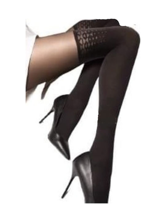 Damenstrumpfhosen mit GATTA TANCIA TIGHTS 10 Farbe (Schwarz)