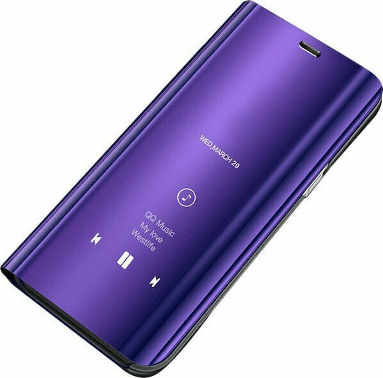 Clear View Книга Пластмаса Лилав (Galaxy A42)