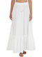 Pinko High Waist Maxi Skirt in White color