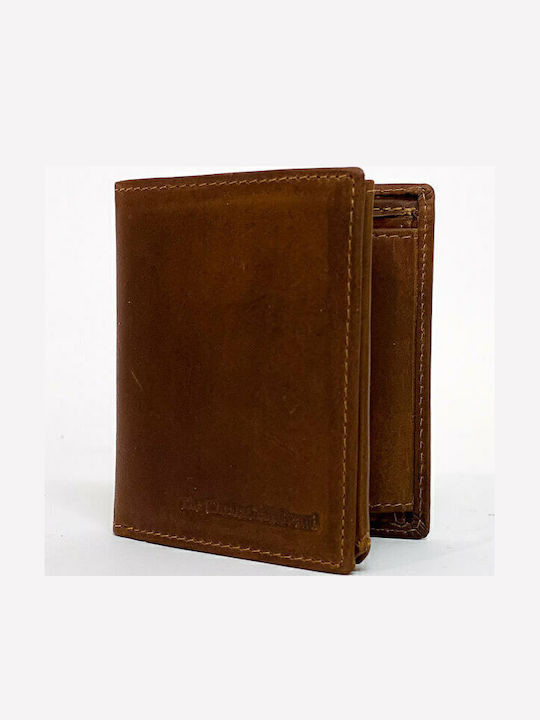 Leather Men's Wallet Classic Tabac Brown