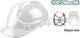 Total Construction Site Helmet White TSP2609