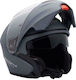 Zen ZN-301 Flip-Up Helmet with Sun Visor ECE 22.05 Ασημί Ματ