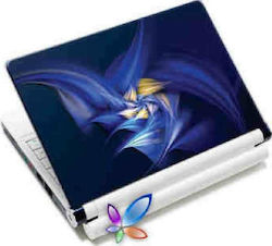 Lamtech Skin Blue Flower Laptop Skin für Laptop 12.4" Blau