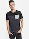 Urban Classics T-shirt Bărbătesc cu Mânecă Scurtă Charcoal / Black