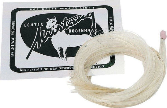 Gewa Violin/ Viola Bow Hair Mustang Arc de Schimb Strat unic, foarte rezistent
