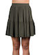 Birdie Hoch tailliert Mini Rock Khaki