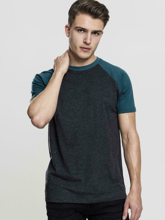 Urban Classics T-shirt Grey / Blue