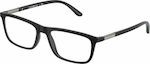 Emporio Armani Plastic Eyeglass Frame with Clip On Black EA4160 50421W