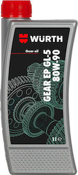 Wurth Gear EP GL-5 Hypoid Autoöl für Differenzial 80W-90 1lt Wurth Gear EP GL-5 Hypoid Autoöl für Differenzial 80W-90 1lt