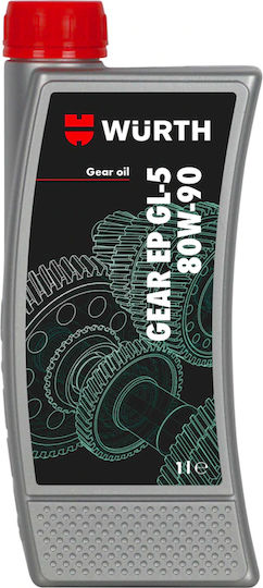 Wurth Gear EP GL-5 Hypoid Autoöl für Differenzial 80W-90 1lt
