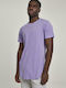 Urban Classics TB638 Men's Short Sleeve T-shirt Lavender