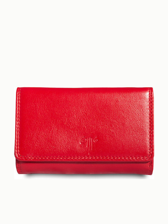 Kion Small Leather Women's Wallet Classic Red