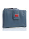 Kion 440M Small Leather Women's Wallet Blue