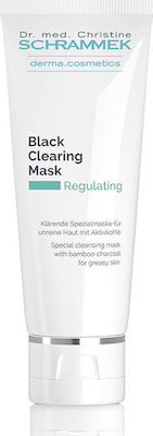 Schrammek Black Clearing Face Moisturizing / Cleansing Mask with Clay 75ml